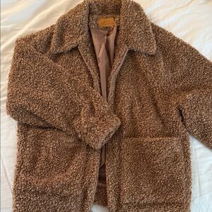 Kaley UGG Tan Sherpa “Teddy Bear” jacket